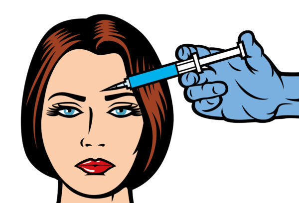 Botox can be injected into various face muscles to achieve varying effects.